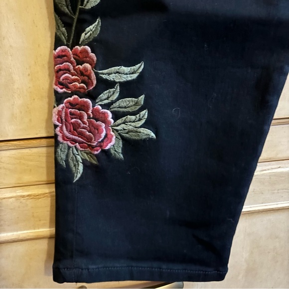 DG2 by Diane Gilman Denim - New DG2 Red Roses Jeans 16W